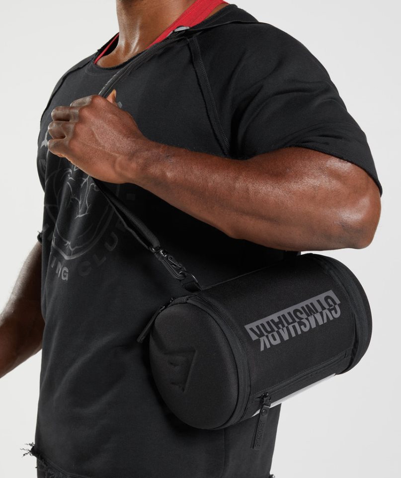 Gymshark Bold Válltáskák Fekete | HU-S-610