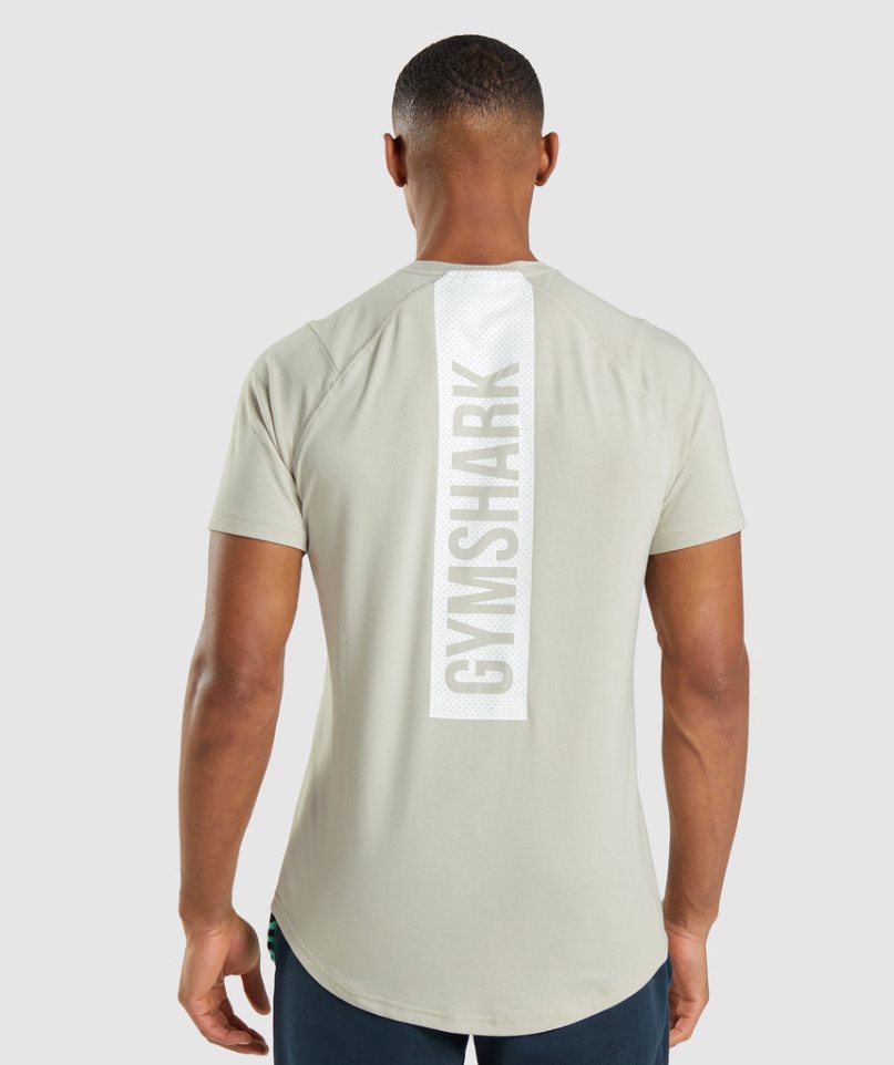 Gymshark Bold Férfi Póló Menta | HU-A-529