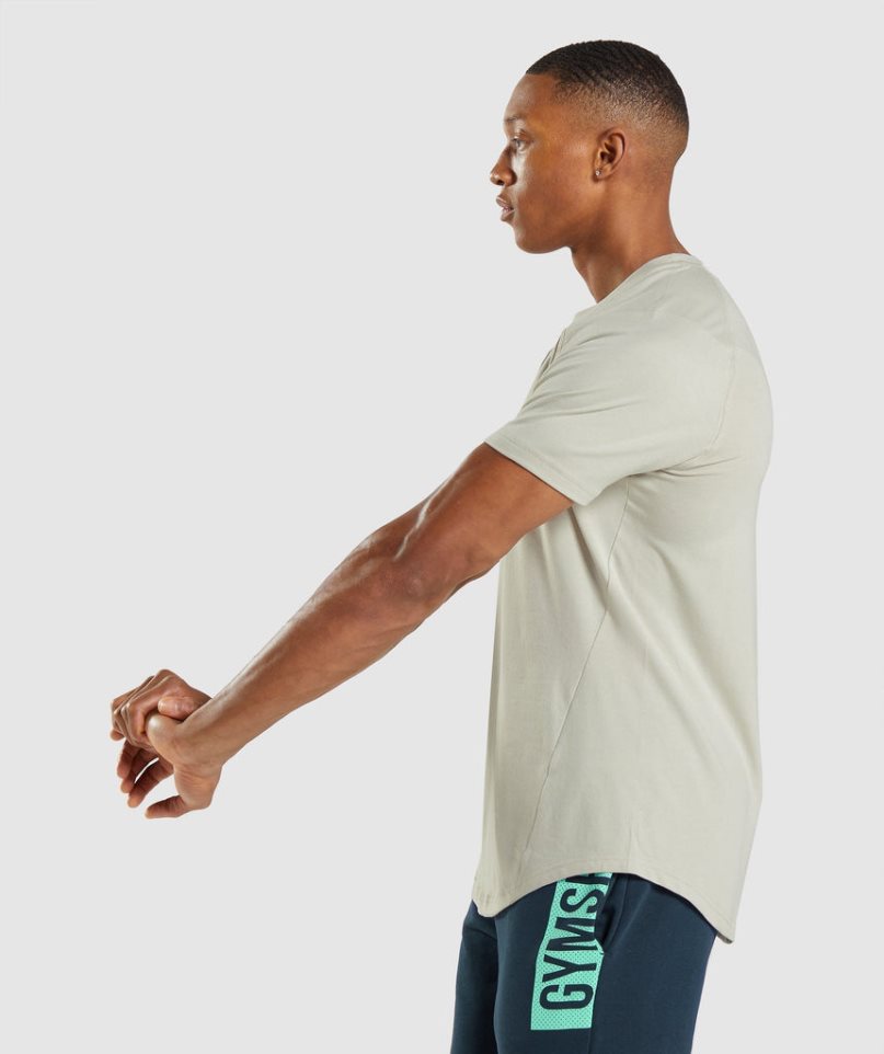 Gymshark Bold Férfi Póló Menta | HU-A-529