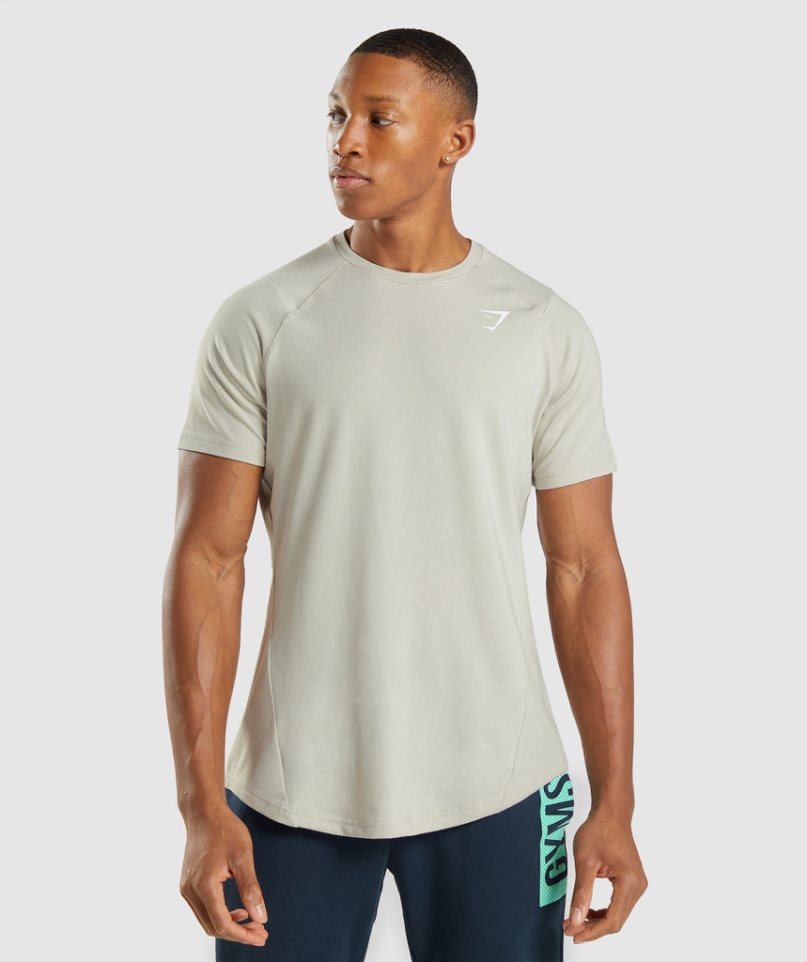 Gymshark Bold Férfi Póló Menta | HU-A-529