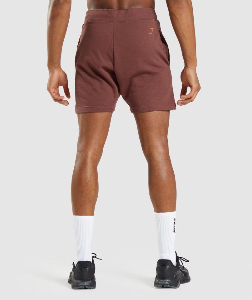 Gymshark Bold Férfi Rövidnadrág Barna | HU-K-107