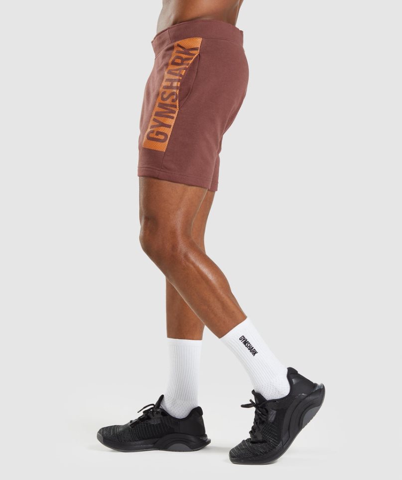 Gymshark Bold Férfi Rövidnadrág Barna | HU-K-107