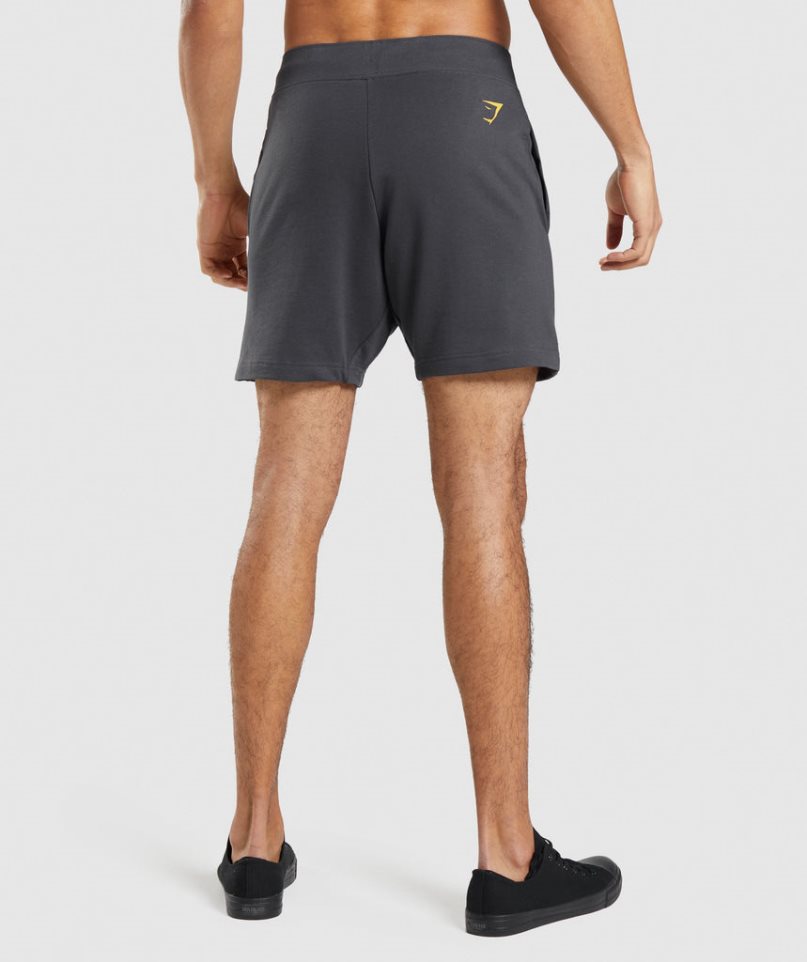 Gymshark Bold Férfi Rövidnadrág Fekete | HU-G-054