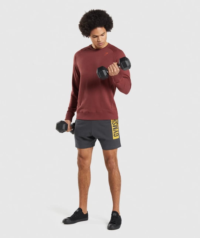 Gymshark Bold Férfi Rövidnadrág Fekete | HU-G-054