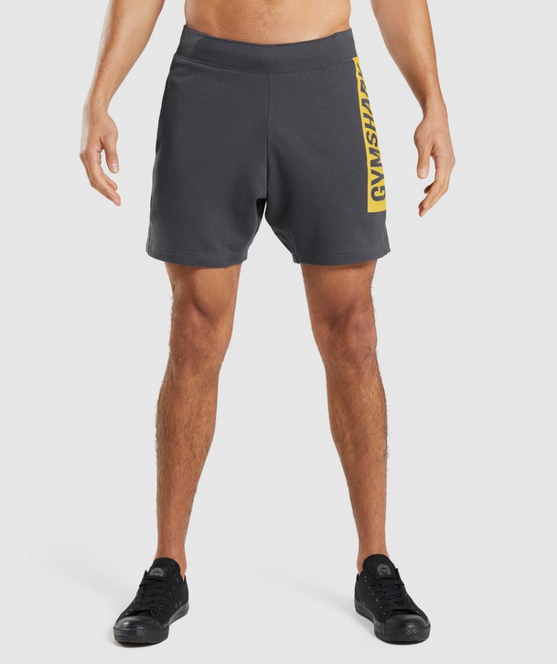 Gymshark Bold Férfi Rövidnadrág Fekete | HU-G-054