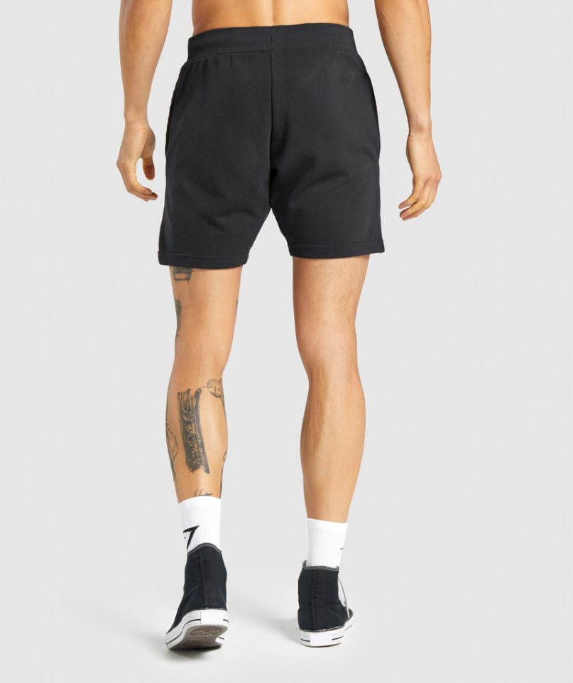 Gymshark Bold Férfi Rövidnadrág Fekete | HU-U-632