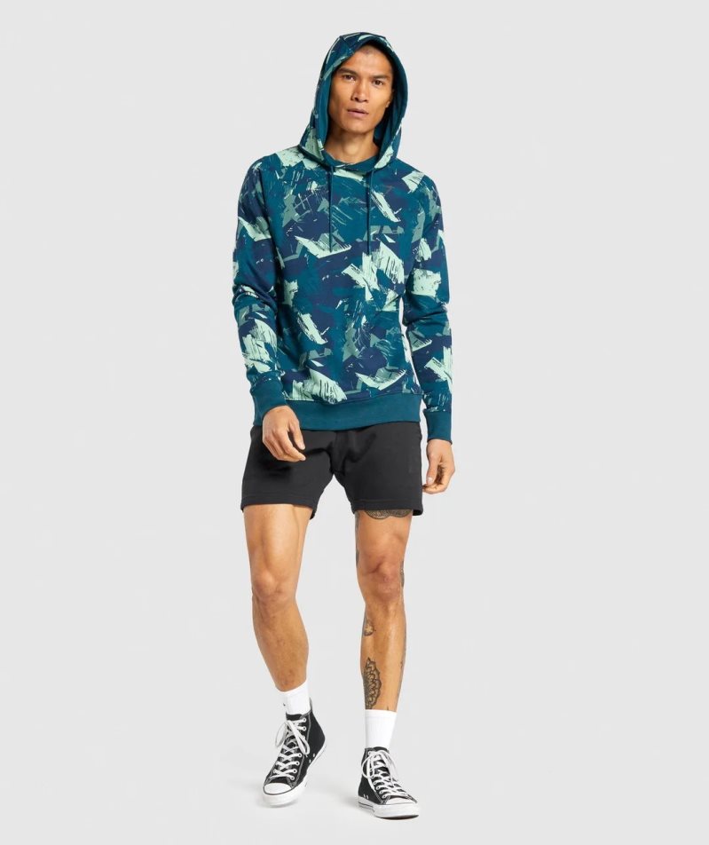 Gymshark Bold Férfi Rövidnadrág Fekete | HU-U-632