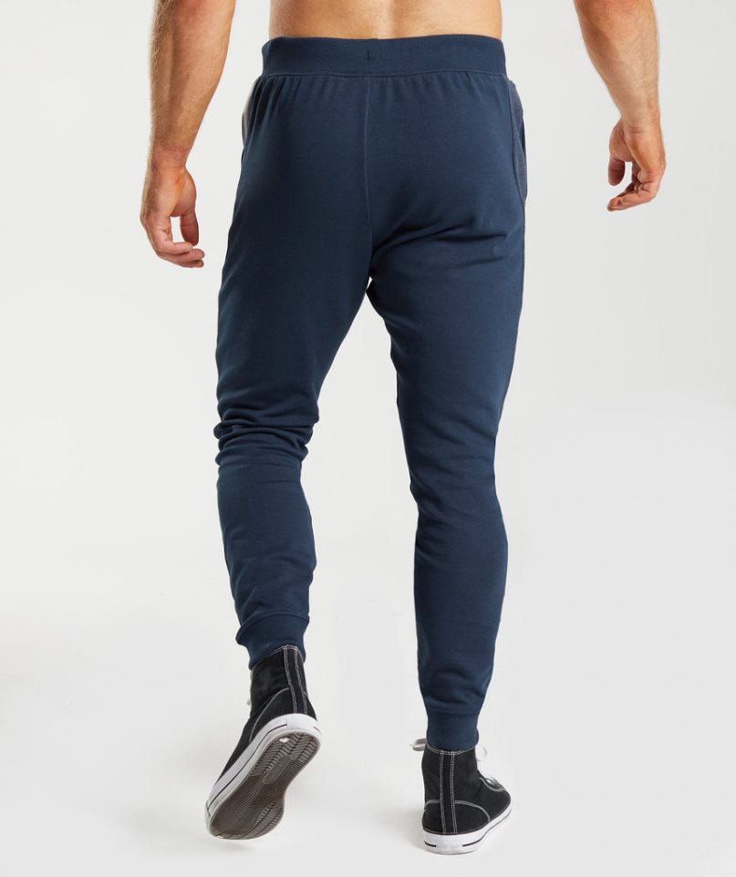 Gymshark Bold React Férfi Jogger Nadrág Sötétkék | HU-C-268