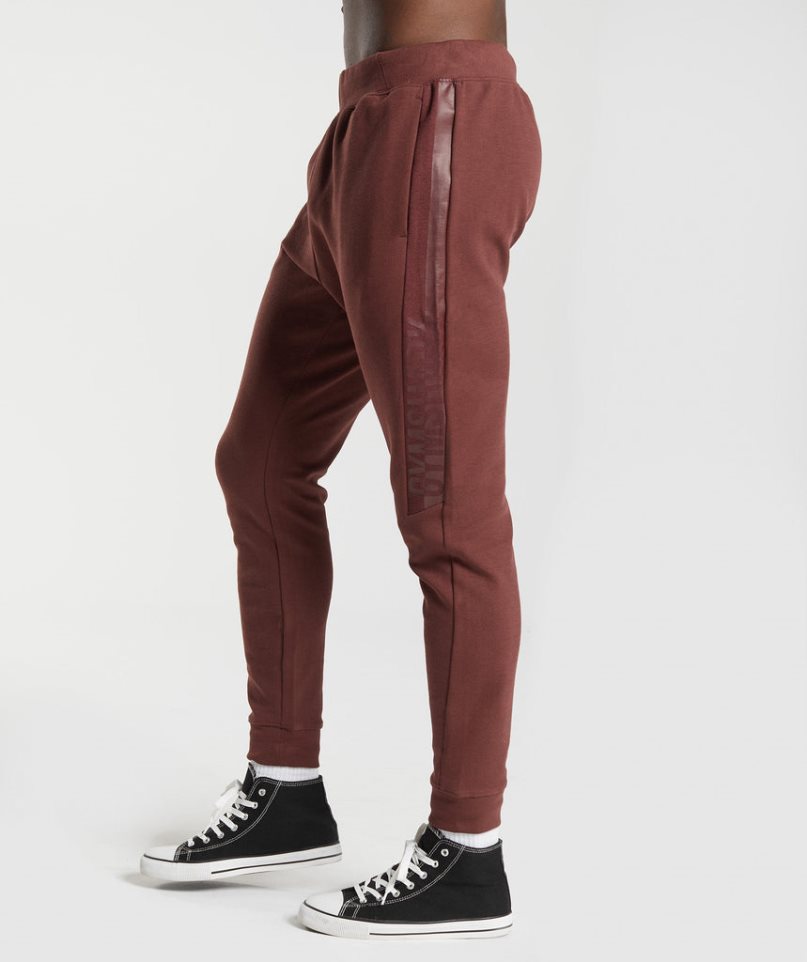 Gymshark Bold React Férfi Jogger Nadrág Barna | HU-N-172