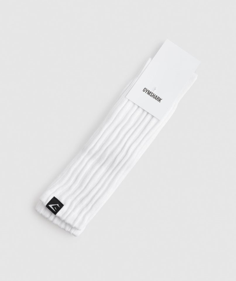 Gymshark Comfy Rest Day Zokni Fehér | HU-I-278