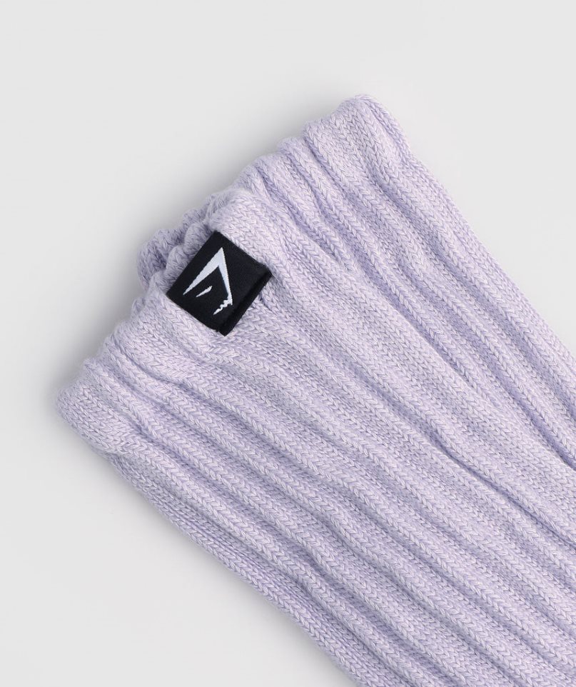 Gymshark Comfy Rest Day Zokni Világos Lila | HU-P-349