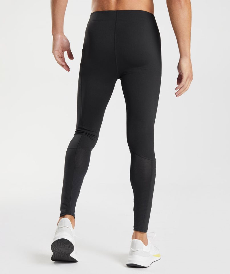 Gymshark Control Baselayer Férfi Leggings Fekete | HU-J-231