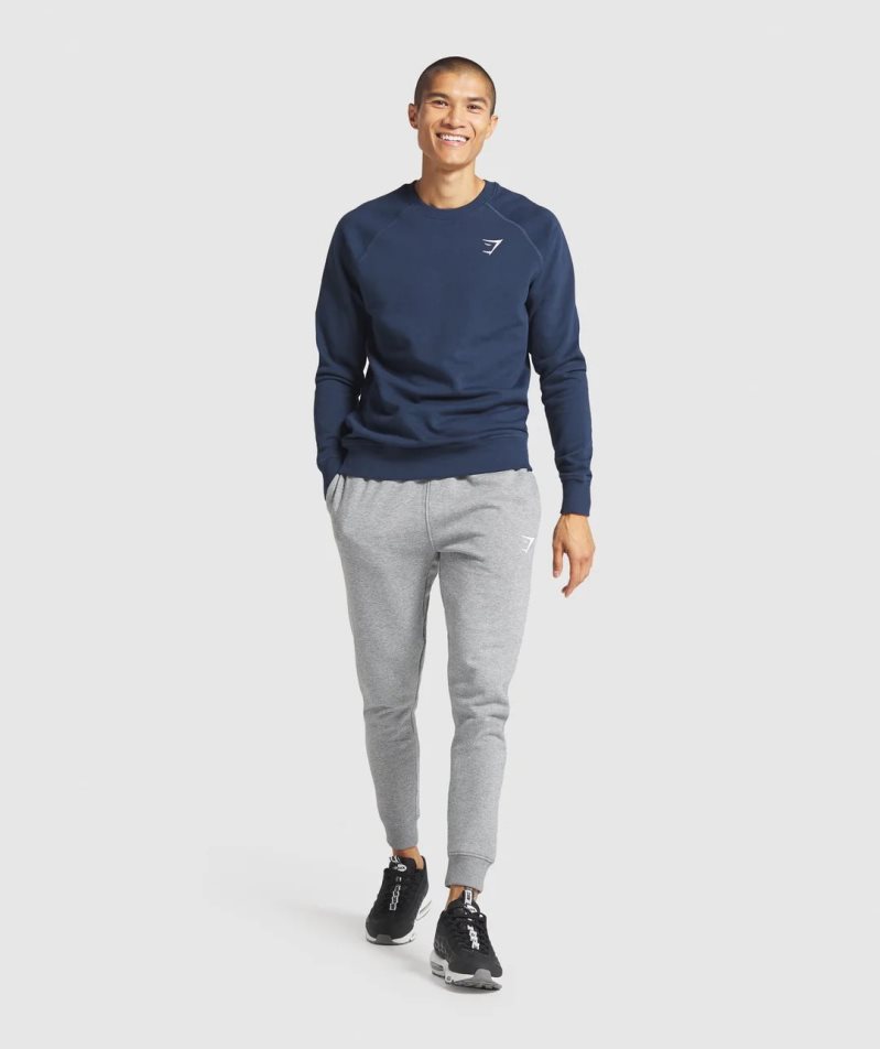 Gymshark Crest Férfi Jogger Nadrág Szürke | HU-F-261
