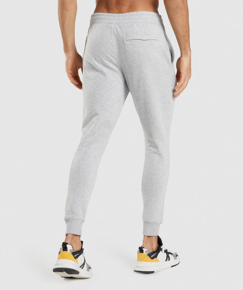 Gymshark Crest Férfi Jogger Nadrág Világos Szürke | HU-K-645