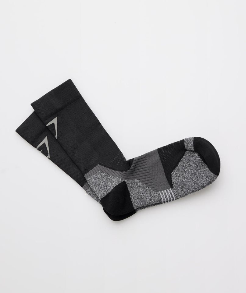 Gymshark Crew Performance Zokni Fekete | HU-R-410