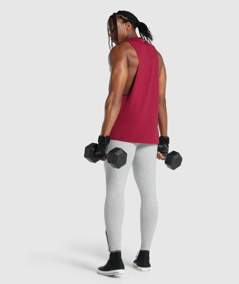 Gymshark Critical 2.0 Drop Arm Férfi Ujjatlan Póló Fukszia | HU-I-702