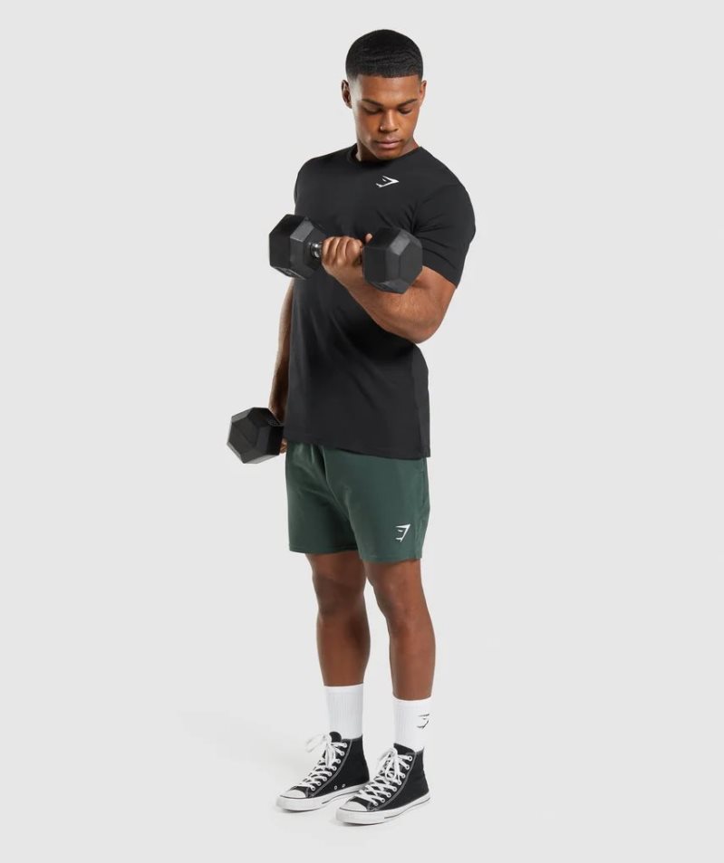 Gymshark Critical Férfi Póló Fekete | HU-C-642