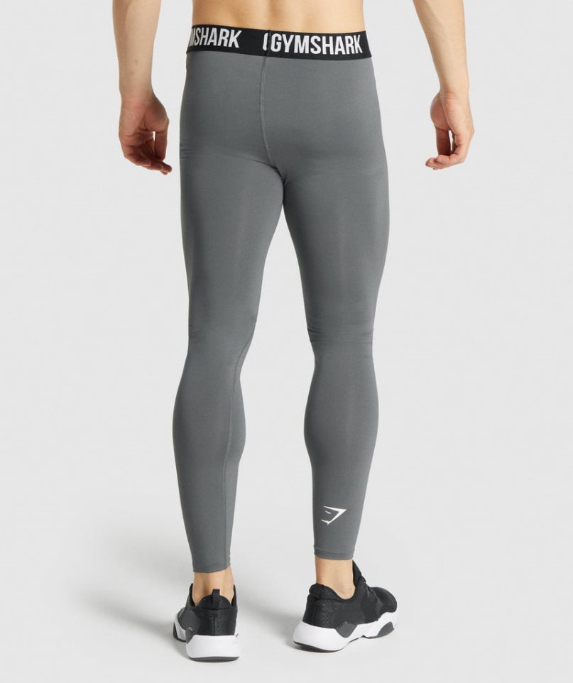 Gymshark Element Baselayer Férfi Leggings Szürke | HU-I-835