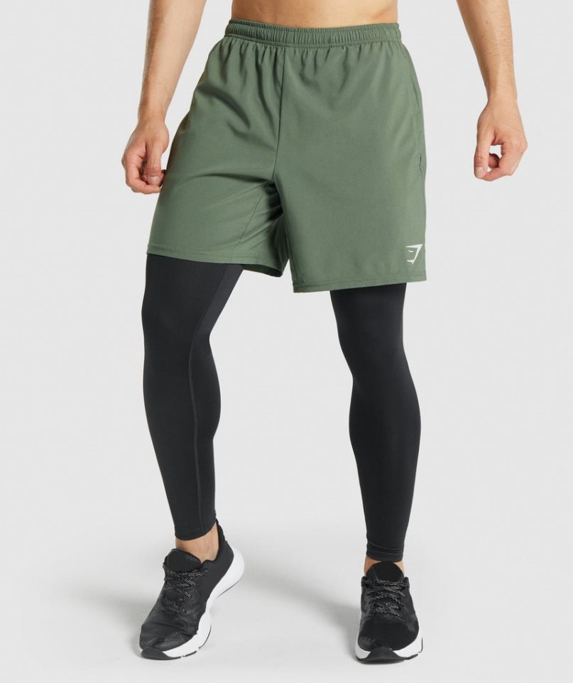 Gymshark Element Baselayer Férfi Leggings Fekete | HU-L-028