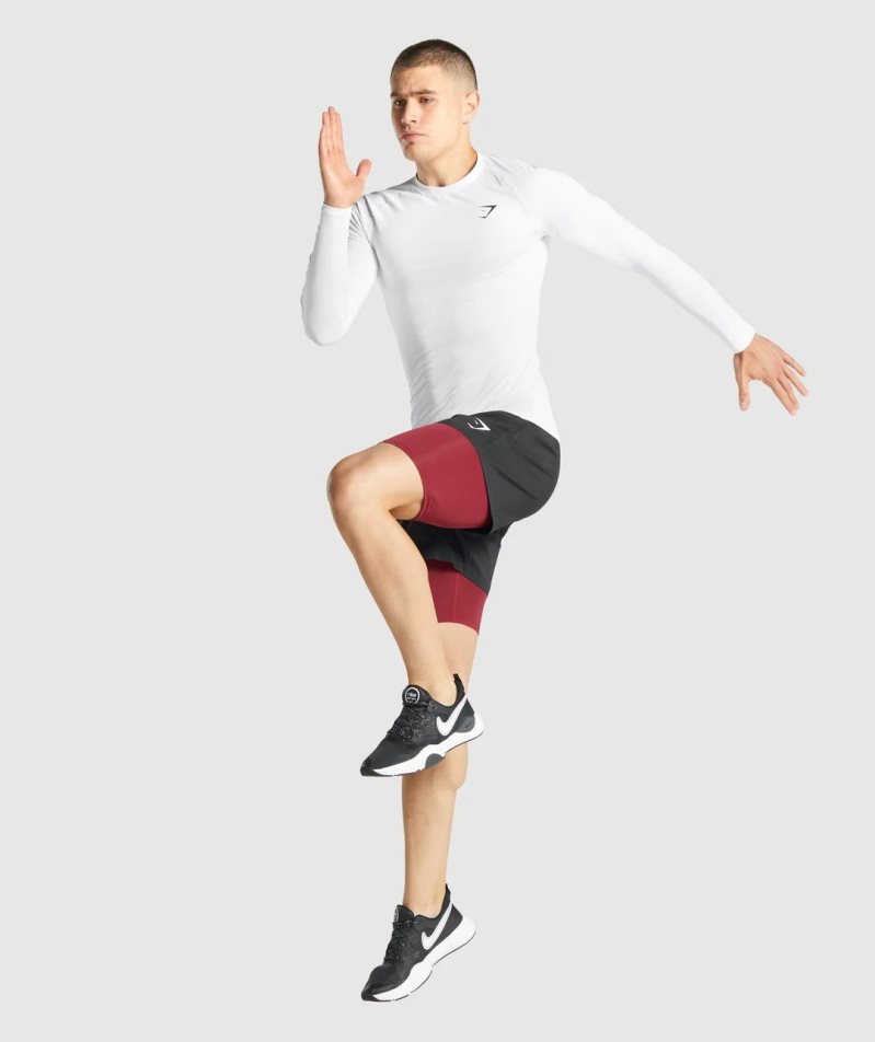 Gymshark Element Baselayer Férfi Rövidnadrág Fukszia | HU-S-381