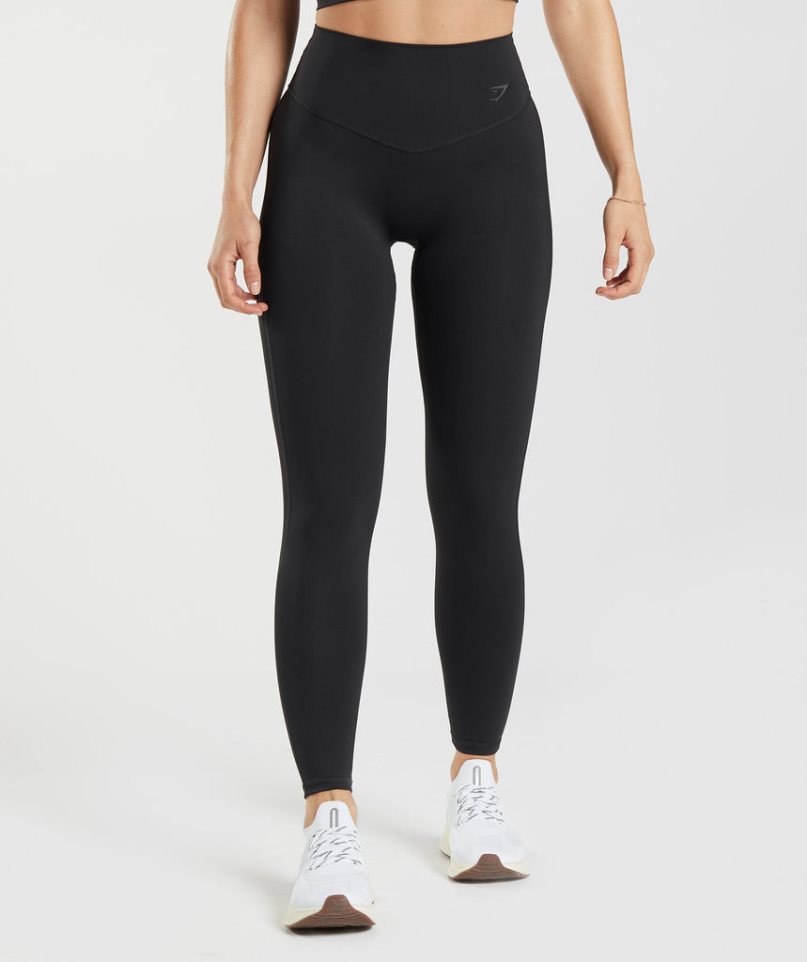 Gymshark Elevate Női Leggings Fekete | HU-T-025