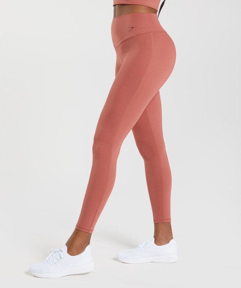 Gymshark Elevate Női Leggings Korall | HU-D-217