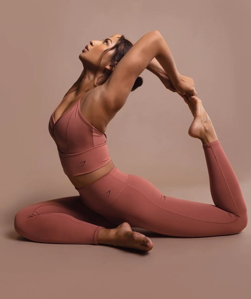 Gymshark Elevate Női Leggings Korall | HU-D-217