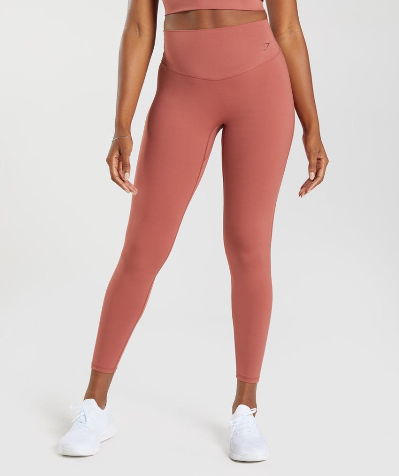 Gymshark Elevate Női Leggings Korall | HU-D-217