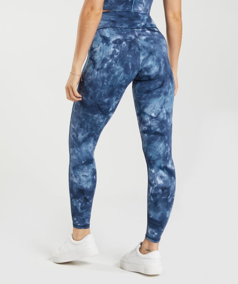 Gymshark Elevate Női Leggings Kék | HU-T-301