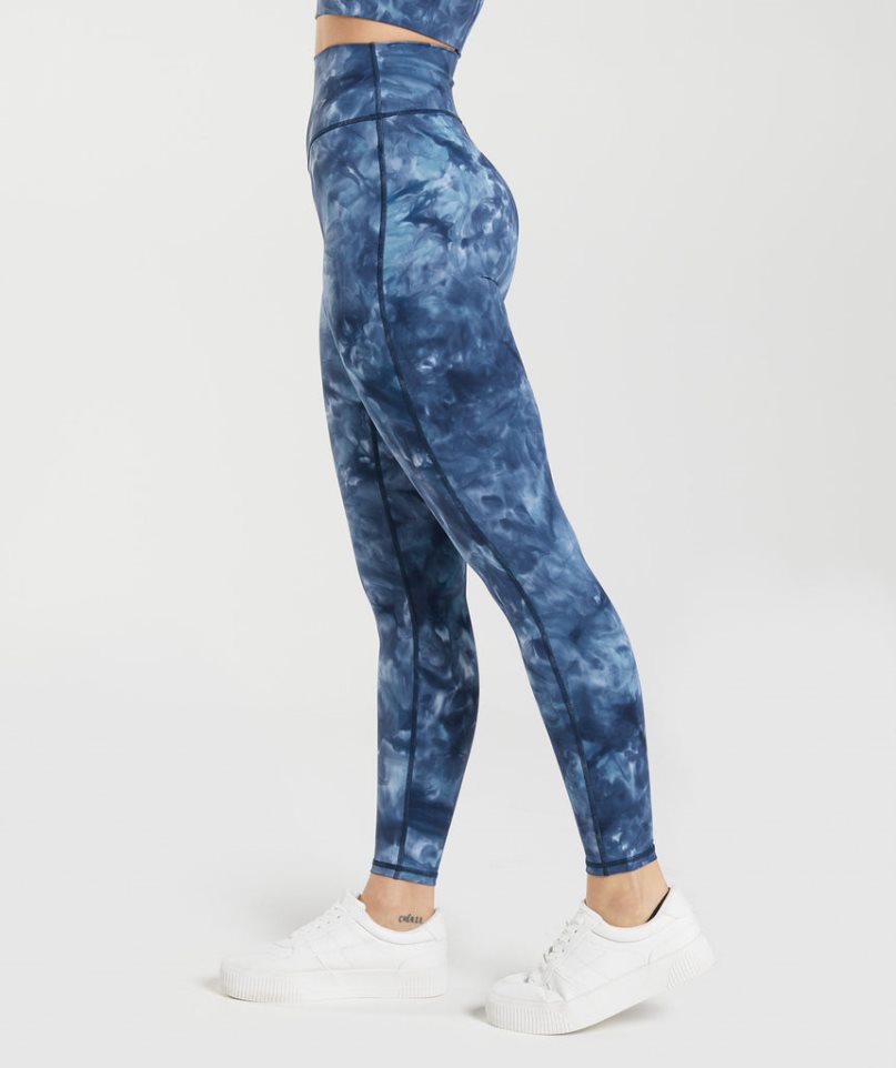 Gymshark Elevate Női Leggings Kék | HU-T-301