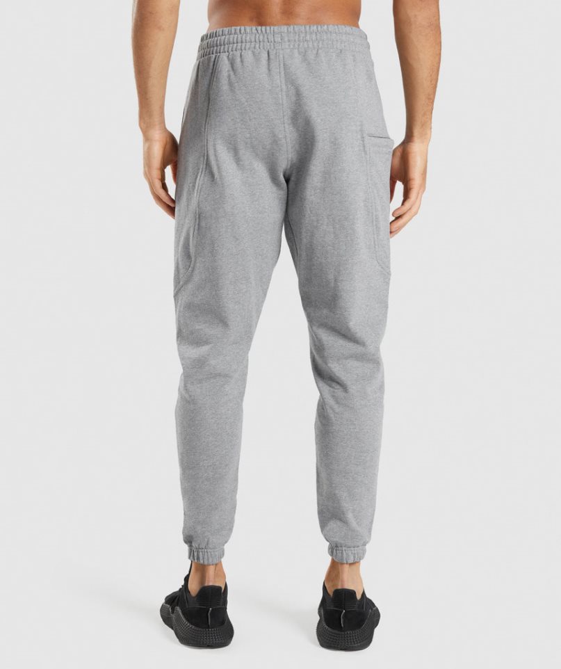Gymshark Essential Férfi Jogger Nadrág Szürke | HU-V-501