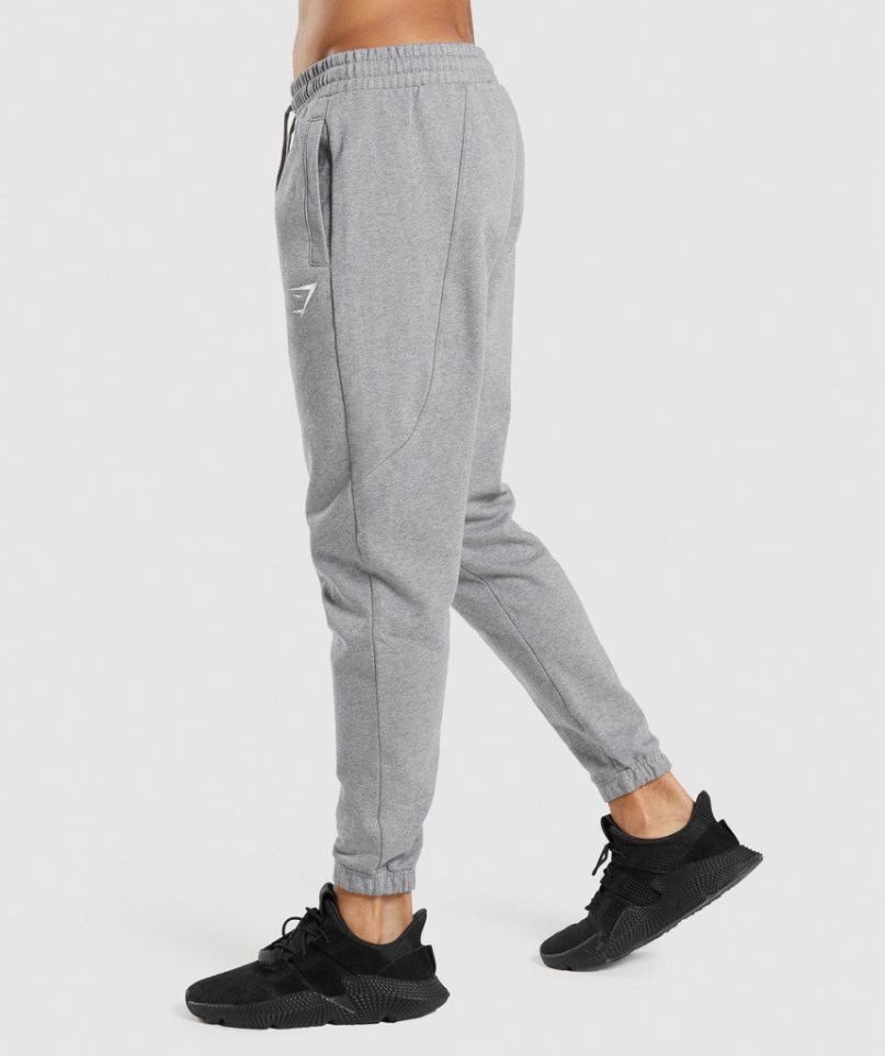 Gymshark Essential Férfi Jogger Nadrág Szürke | HU-V-501