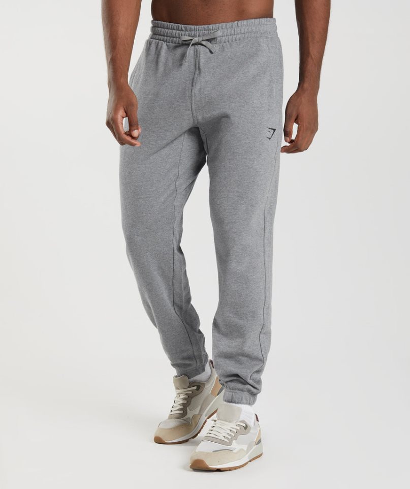 Gymshark Essential Oversized Férfi Jogger Nadrág Szürke | HU-S-243