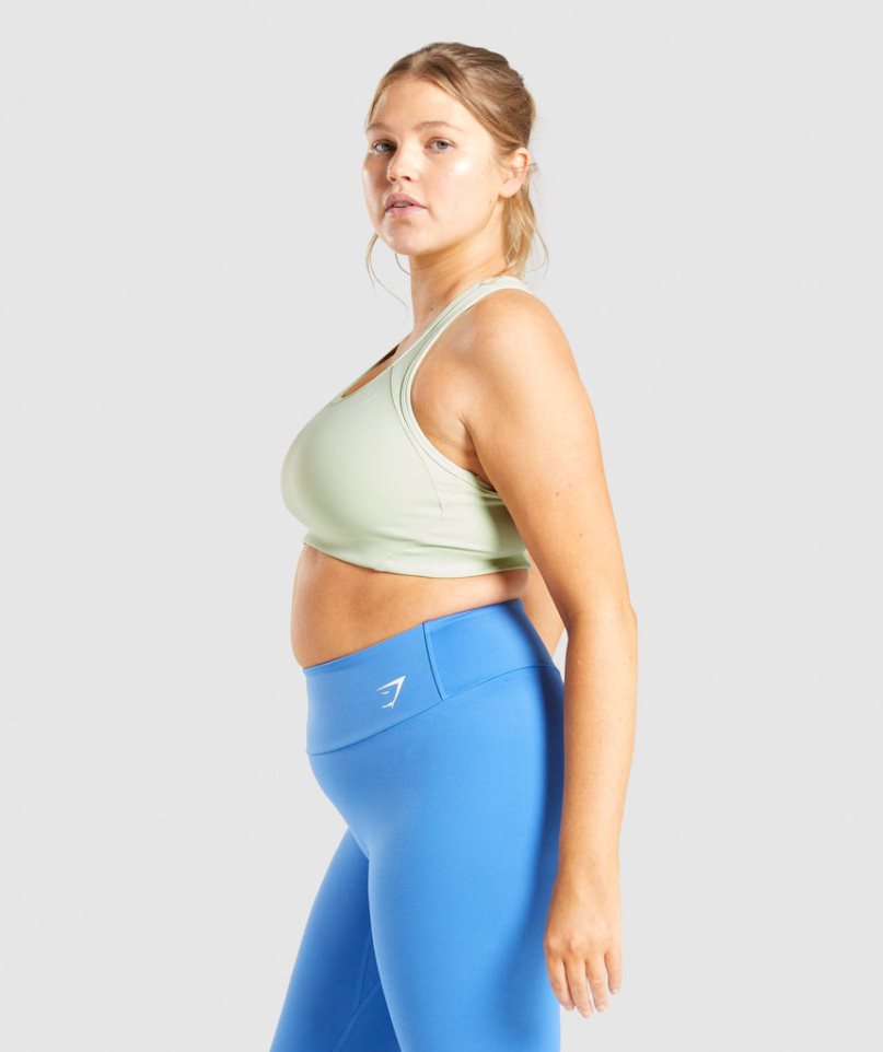 Gymshark Essential Racer Back Női Sportmelltartó Menta | HU-Q-532