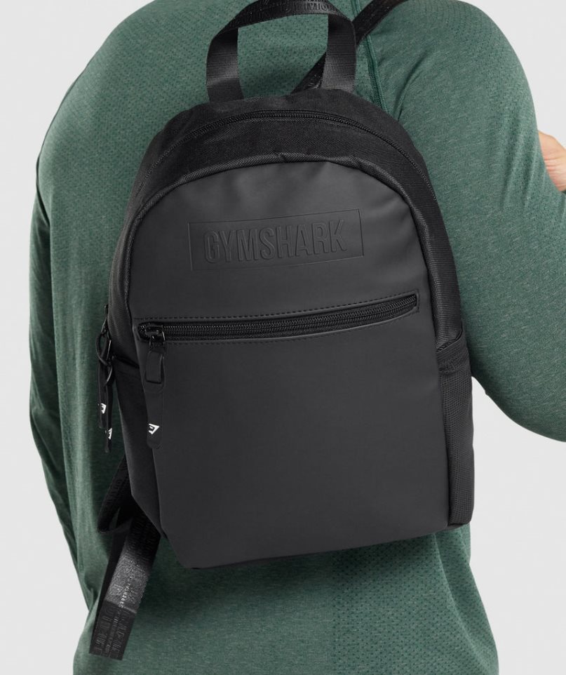 Gymshark Everyday Mini Hátizsák Fekete | HU-F-057