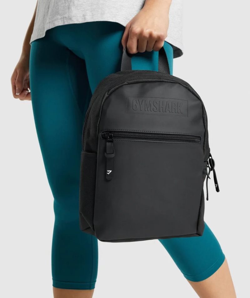 Gymshark Everyday Mini Hátizsák Fekete | HU-F-057