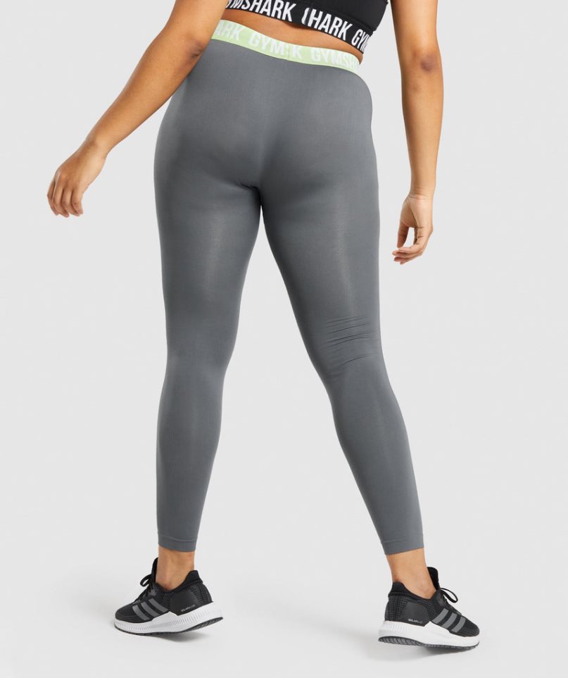 Gymshark Fit Seamless Női Leggings Szürke | HU-E-197