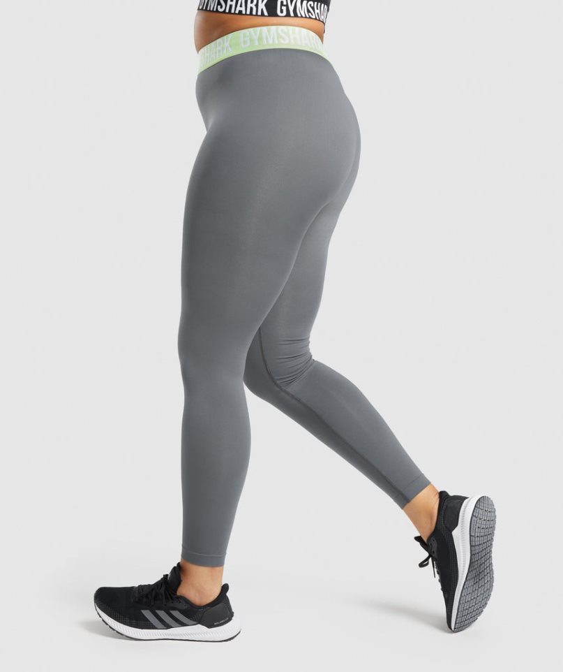 Gymshark Fit Seamless Női Leggings Szürke | HU-E-197