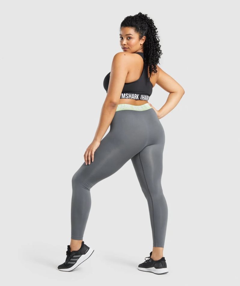 Gymshark Fit Seamless Női Leggings Szürke | HU-E-197
