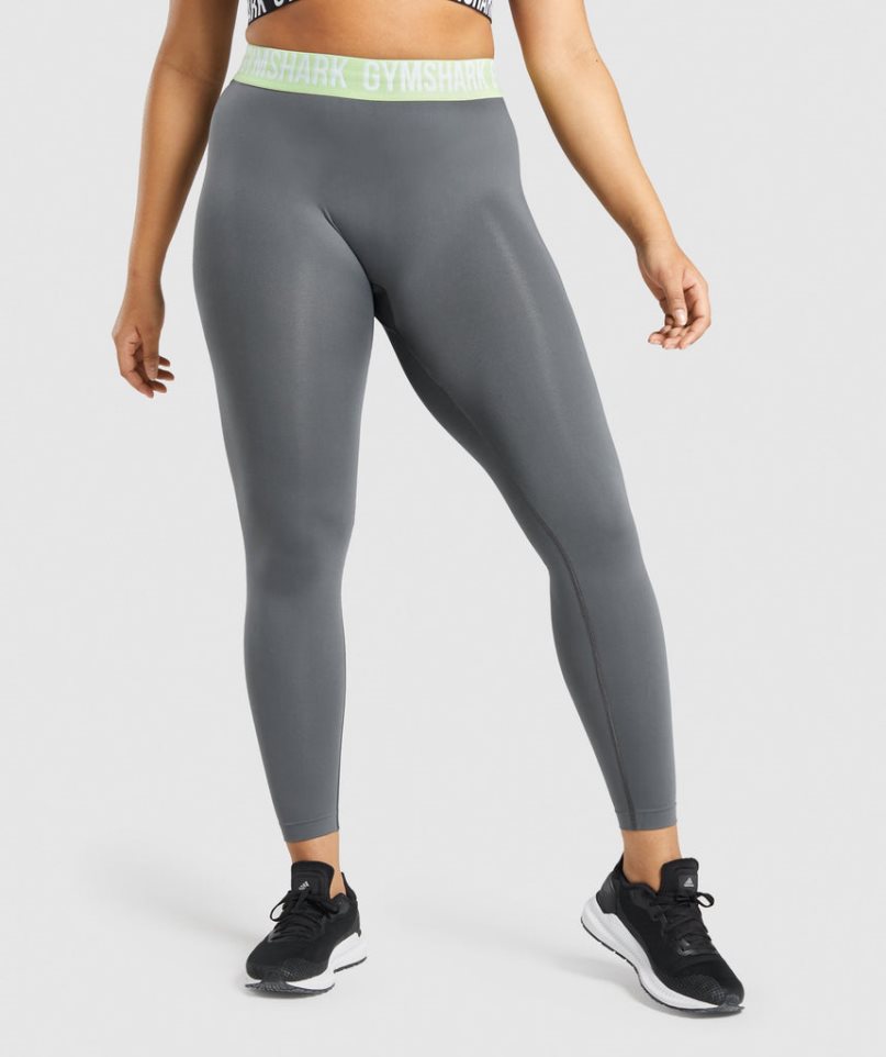 Gymshark Fit Seamless Női Leggings Szürke | HU-E-197