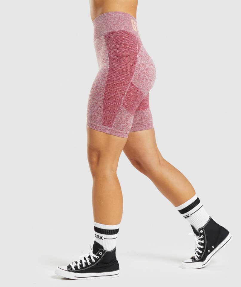 Gymshark Flex Cycling Női Rövidnadrág Rózsaszín | HU-I-857