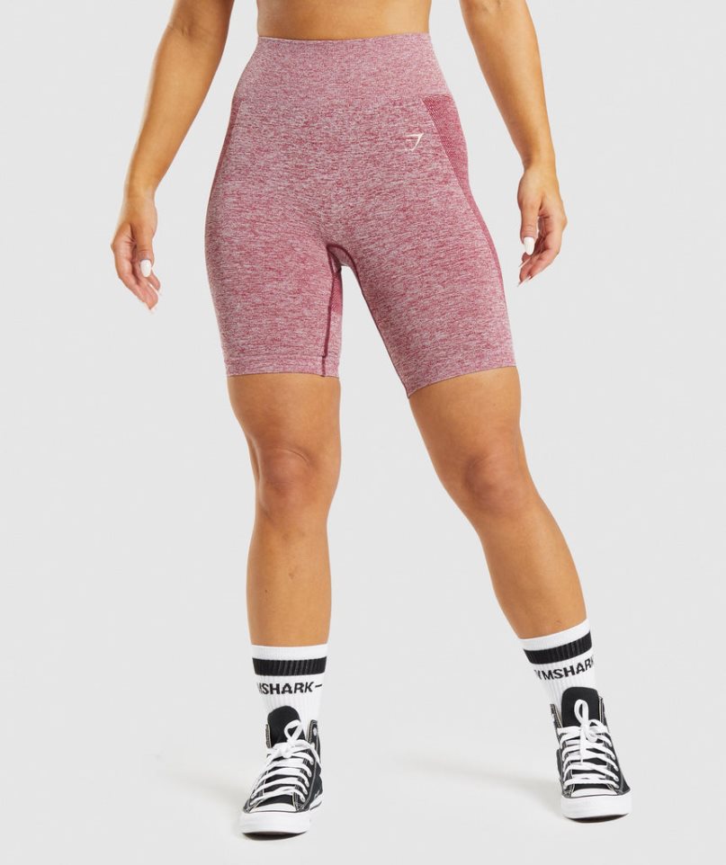 Gymshark Flex Cycling Női Rövidnadrág Rózsaszín | HU-I-857
