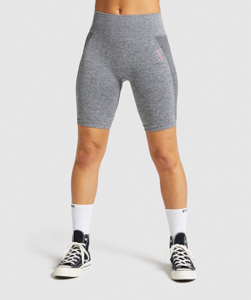 Gymshark Flex Cycling Női Rövidnadrág Szürke | HU-O-810