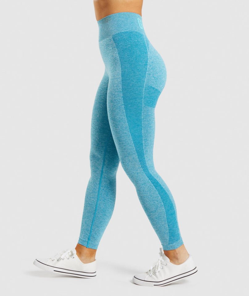 Gymshark Flex High Waisted Női Leggings Kék | HU-I-684