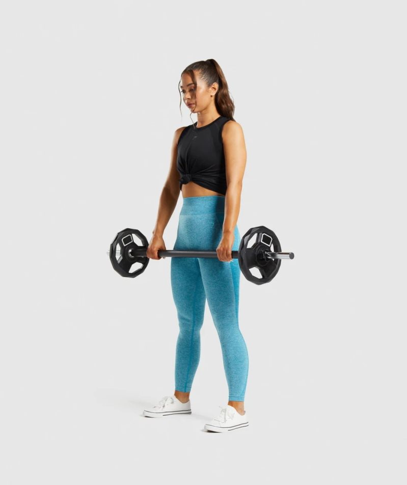 Gymshark Flex High Waisted Női Leggings Kék | HU-I-684