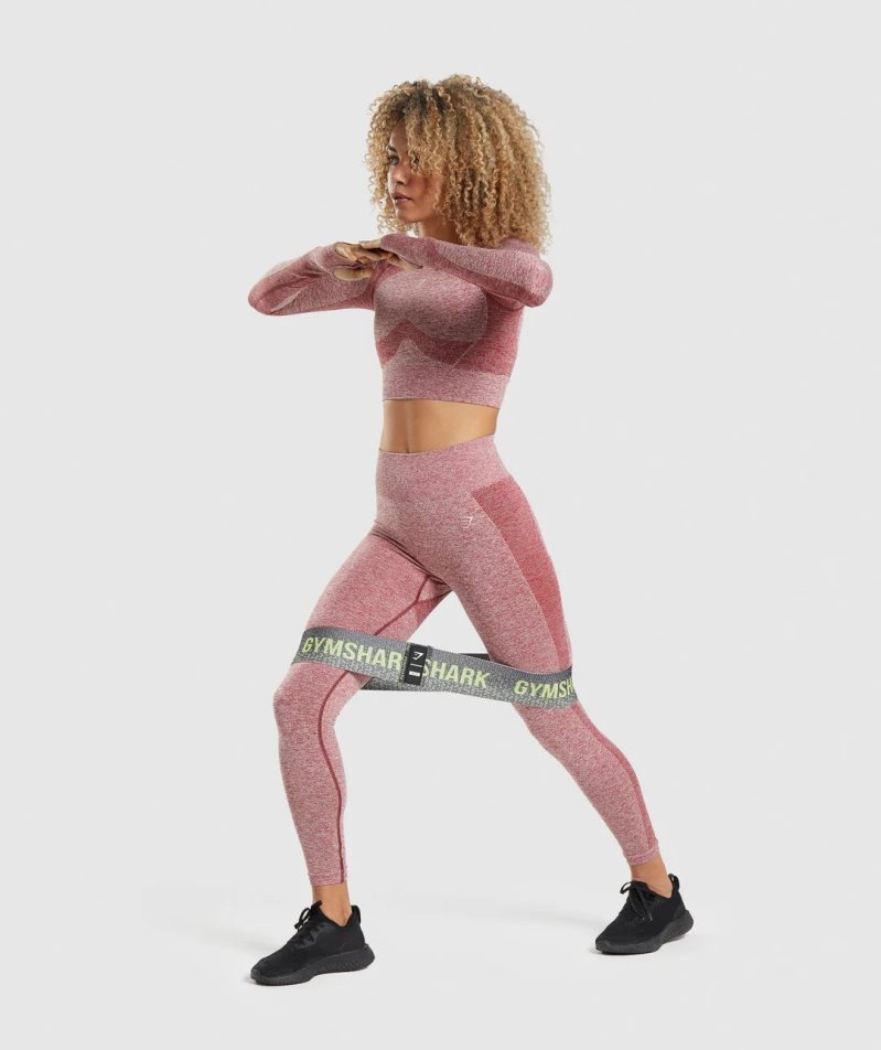 Gymshark Flex High Waisted Női Leggings Rózsaszín | HU-K-675