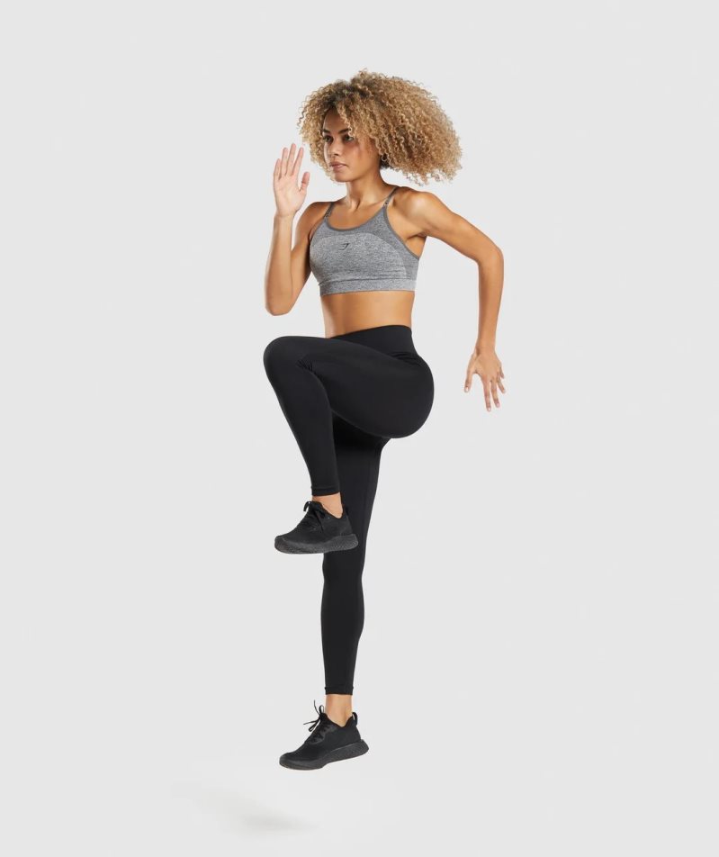 Gymshark Flex High Waisted Női Leggings Fekete | HU-O-103