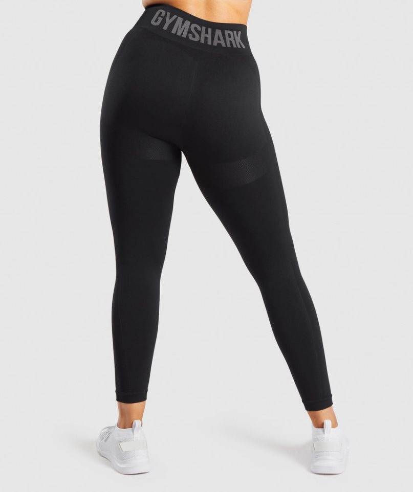 Gymshark Flex High Waisted Női Leggings Fekete | HU-Y-470