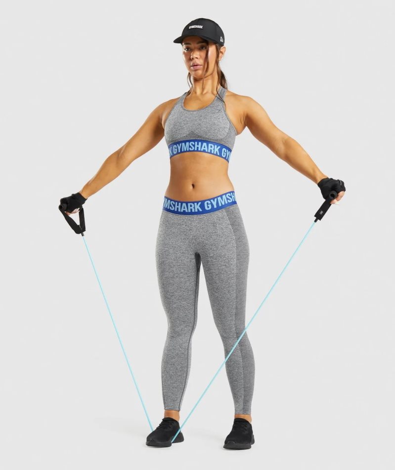 Gymshark Flex Low Rise Női Leggings Szürke | HU-B-961