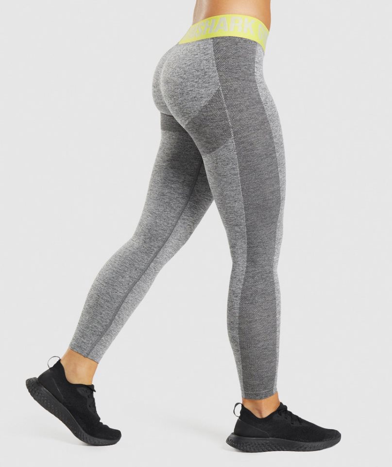 Gymshark Flex Low Rise Női Leggings Szürke | HU-S-479